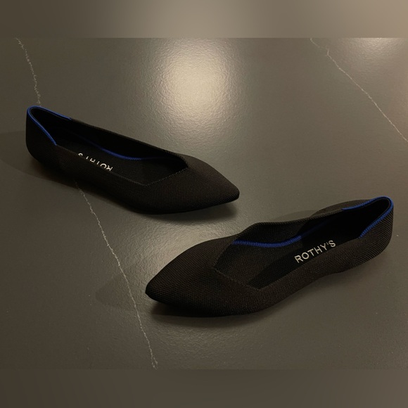 NEW ROTHY’S The Point II In Black Size 8 - Picture 3 of 14